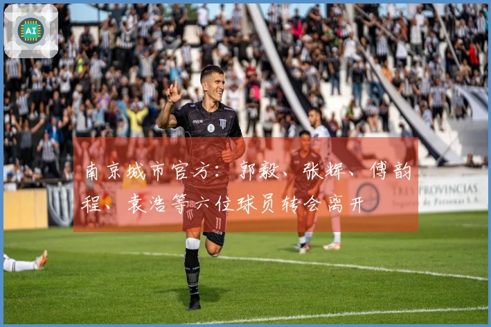 南京城市官方：郭毅、张辉、傅韵程、袁浩等六位球员转会离开